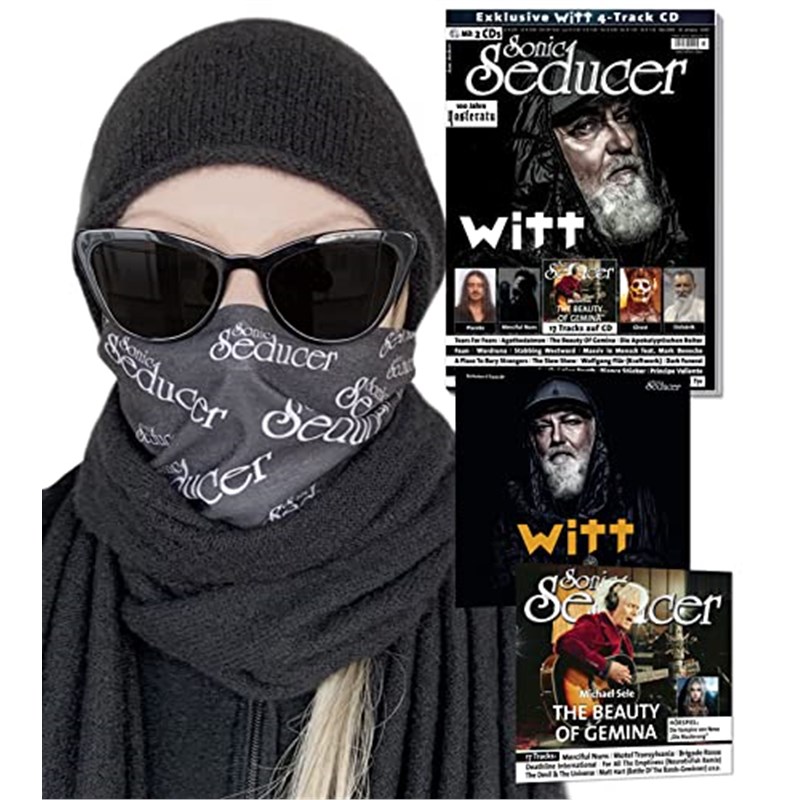 预订【德语】 Sonic Seducer + Titelstory Joachim Witt + Stillvole Mund-Nasen-Abdeckung:+ Sonic Seducer 03/2022, 2 CDs: Jo