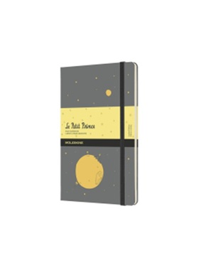 预订【德语】 Moleskine Notizbuch - Der kleine Prinz, Large/A5, Blanko, Grau[8056420857313]