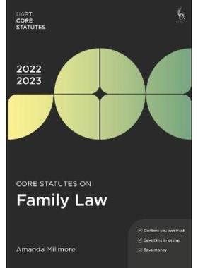 预订Core Statutes on Family Law 2022-23