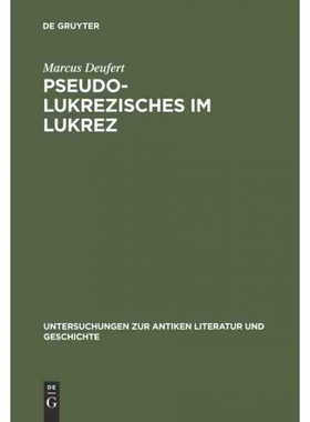 按需印刷DEG Pseudo Lukrezisches im Lukrez[9783110150469]