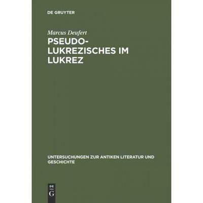 按需印刷DEG Pseudo Lukrezisches im Lukrez[9783110150469]