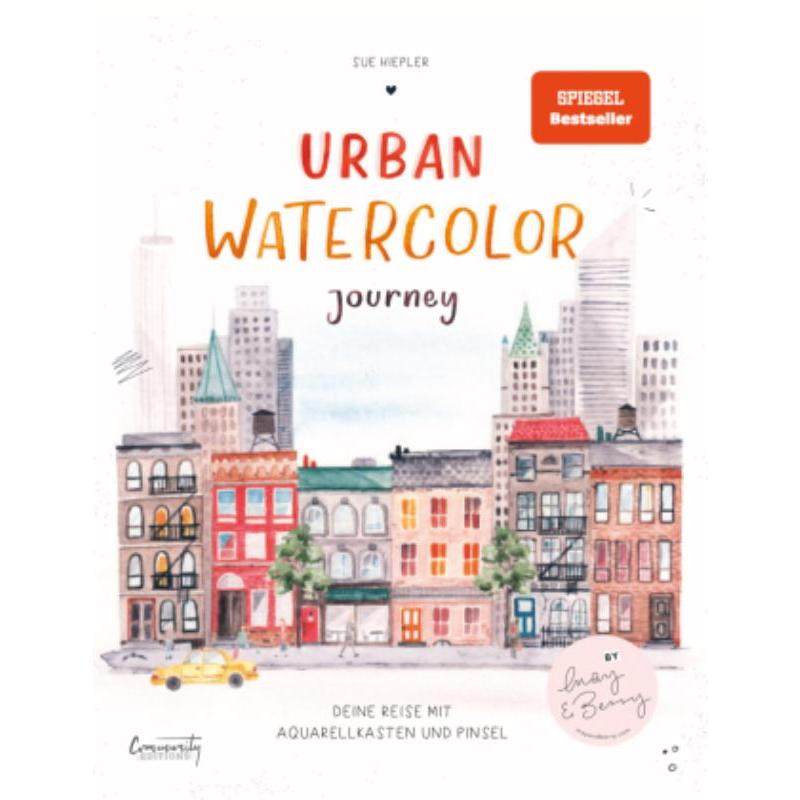 预订【德语】 Urban Watercolor Journey:Deine Reise mit Aquarellkasten und Pinsel von Sue Hiepler.