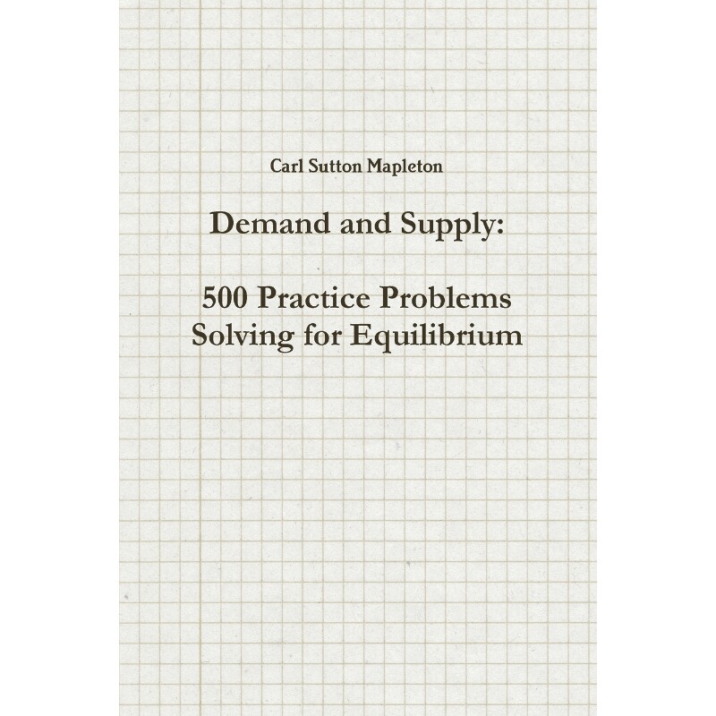 按需印刷不退不换Demand and Supply[9781365929335]