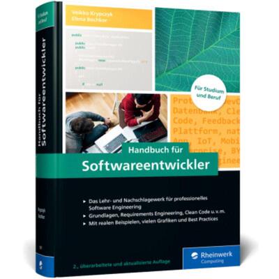 预订不退不换德语 Handbuch für Softwareentwickler:Das Standardwerk für professionelles Soft