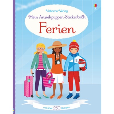 预订【德语】 Mein Anziehpuppen-Stickerbuch: Ferien[9781782324430]