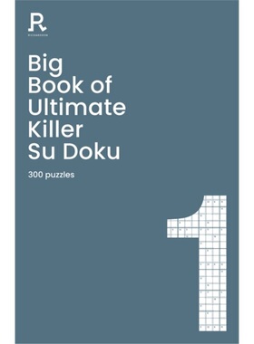 预订Big Book of Ultimate Killer Su Doku Book 1[9781913602093]