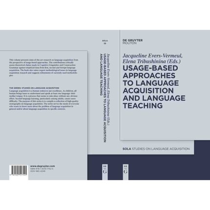 按需印刷DGYT Usage Based Approaches to Language Acquisition and Language Teaching[9781501517525]