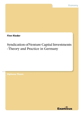 按需印刷Syndication of Venture Capital Investments - Theory and Practice in Germany[9783867466028]