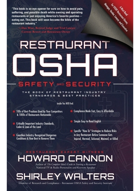 按需印刷不退不换Restaurant OSHA Safety and Security[9781945614071]