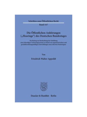 预订【德语】Die ?ffentlichen Anh?rungen (?Hearings?) des Deutschen Bundestages.:Ein Beitrag zur Beobachtung der Entfaltu