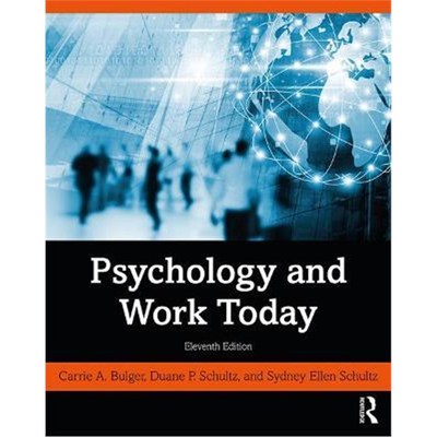 按需印刷Psychology and Work Today:International Student Edition[9780367460020]