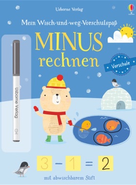 预订【德语】 Mein Wisch-und-weg-Vorschulspaß: Minus rechnen[9781789413540]