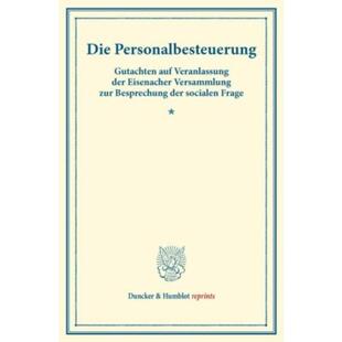预订不退不换德语 Die Personalbesteuerung.:Gutachten auf Ve