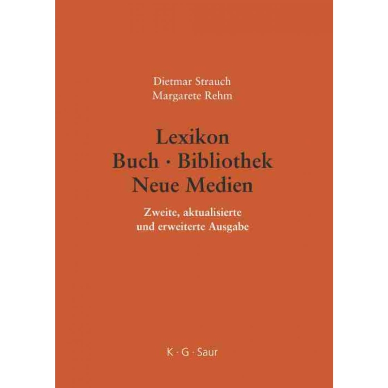 按需印刷DEG Lexikon Buch   Bibliothek   Neue Medien[9783598117572]