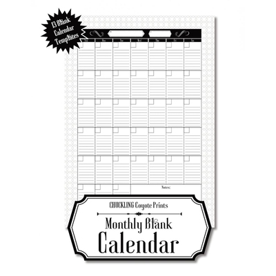 按需印刷Monthly Blank Calendar[9781953987105]