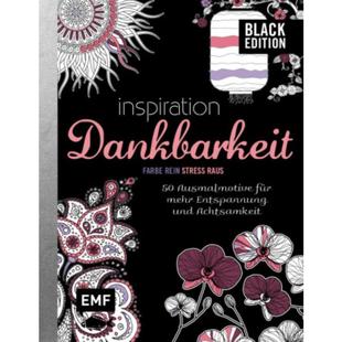 Motive 德语 Dankbarkeit 预订 für und Edition Entspannung Black Achtsamke Inspiration mehr