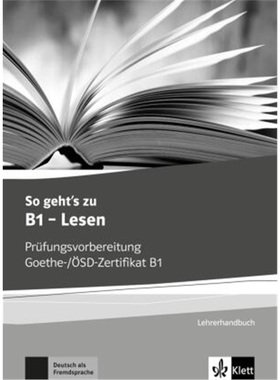 预订【德语】 So geht's besser zu B1 - Lesen, Lehrerhandbuch[9783126750271]