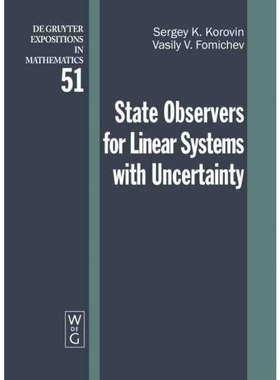 按需印刷DGYT State Observers for Linear Systems with Uncertainty[9783110218121]