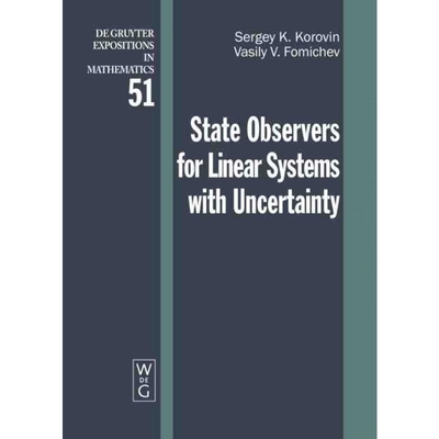 按需印刷不退不换DGYT State Observers for Linear Systems with Uncertainty[9783110218121]