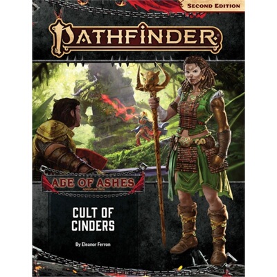 预订不退不换Pathfinder Adventure Path: Cult of Cinders (Age of Ashes 2 of 6) [P2][9781640781887]