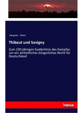 预订【德语】Thibaut und Savigny[9783337362027]