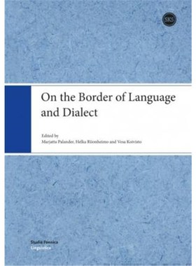 按需印刷On the Border of Language and Dialect[9789522229168]