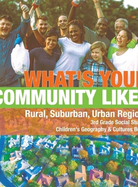 预订What's Your Community Like? | Rural, Suburban, Urban Regions | 3rd Grade Social Studies | Children's