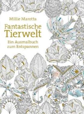 预订【德语】 Millie Marotta's Animal Kingdom - a colouring book adventure:  涂色书