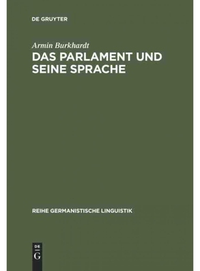 按需印刷不退不换DEG Das Parlament und seine Sprache[9783484312418]