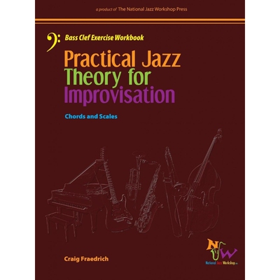 按需印刷不退不换Practical Jazz Theory For Improvisation Bass Clef Exercise Workbook[9781312411937]