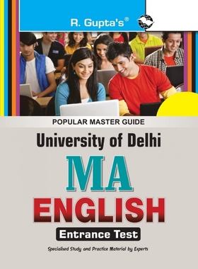 按需印刷University of Delhi (DU) M.A. English Entrance Test Guide[9788178129853]