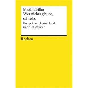 nichts Wer glaubt schreibt 预订 9783150196724 德语