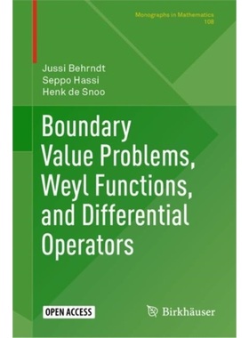 预订Boundary Value Problems, Weyl Functions, and Differential Operators[9783030367138]