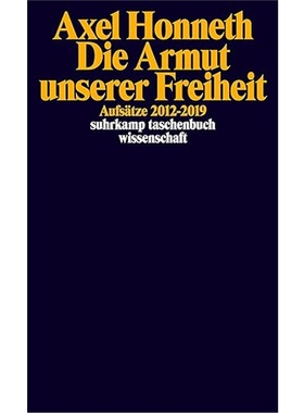 预订【德语】Die Armut unserer Freiheit