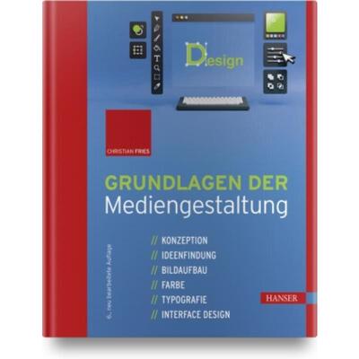 预订不退不换德语 Grundlagen der Mediengestaltung:Konzeption, Ideenfindung, Bildaufbau, Farbe, Typogr