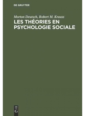 按需印刷DEG Les théories en psychologie sociale[9789027971364]