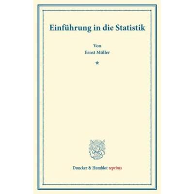预订不退不换德语 Einfuhrung in die Statistik: