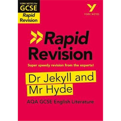 现货York Notes for AQA GCSE (9-1) Rapid Revision: Dr Jekyll and Mr Hyde - Refresh, Revise and Catch up!