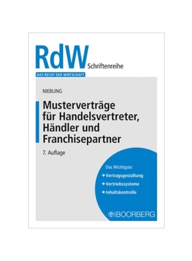 预订【德语】Mustervertr?ge für Handelsvertreter, H?ndler und Franchisepartner: