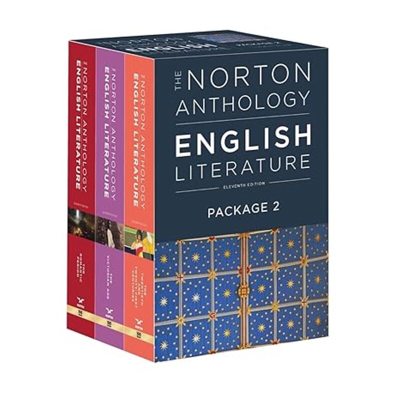 现货 英文原版 诺顿英国文学选集  套装 第11版下册 3本The Norton Anthology of English Literature  P2学生版 [9781324072812]