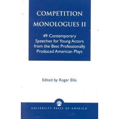 按需印刷Competition Monologues II[9780819174406]