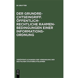 Offentlich 预订 Grundrechtseingriff Der recht 德语