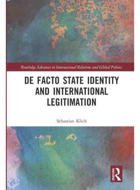 按需印刷TF De Facto State Identity and International Legitimation[9781032014142]