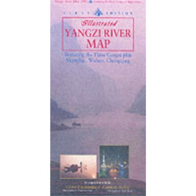 现货Yangzi River Map: From Source to Sea, Featuring the Three Gorges, Shanghai, Wuha[9789622177154]