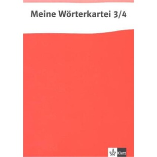 Wörterkartei Meine 预订 9783122708597 德语