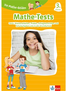 预订【德语】 Klett Die Mathe-Helden: Mathe-Tests 3. Klasse[9783129496527]
