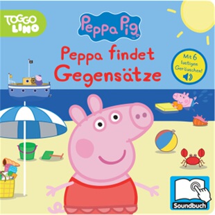 预订不退不换德语 Peppa Pig - Peppa findet Gegensätze[9781503760806] 小猪佩奇