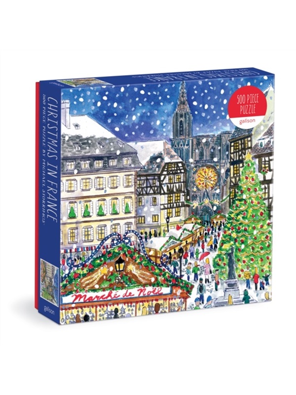 现货Michael Storrings Christmas in France 500 Piece Puzzle