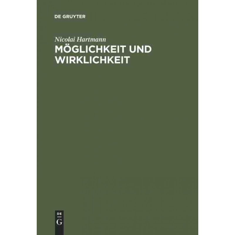 按需印刷DEG M?glichkeit und Wirklichkeit[9783111089010]-封面