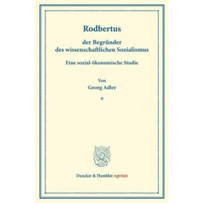 预订【德语】 Rodbertus.:der Begrunder des wissenschaft